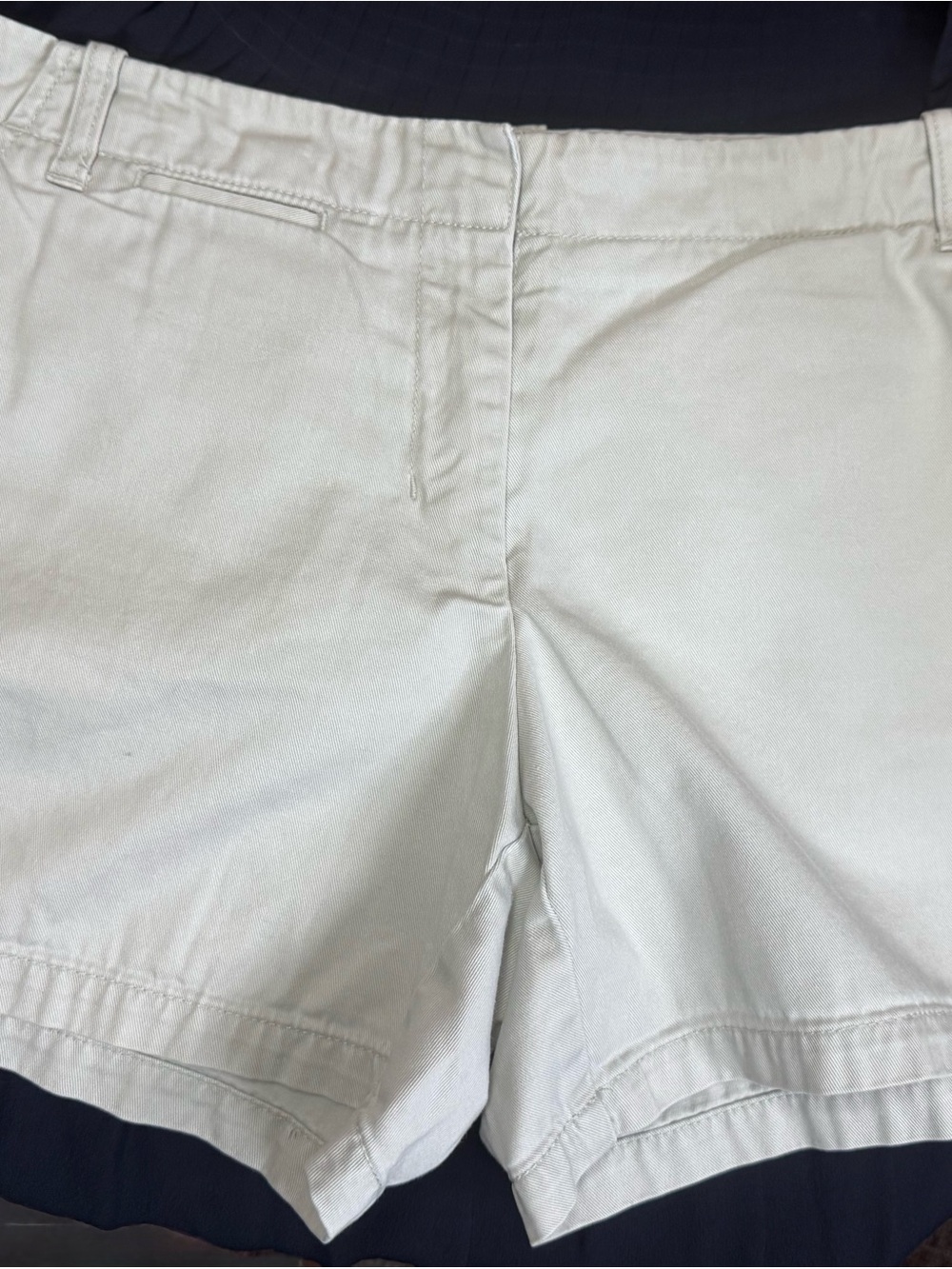 Vintage J.Crew Chino Shorts Women’s 8 Low Fit Classic 100% Cotton Hong Kong Made